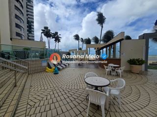 Edf Caesar Tower Double flat na beira mar de Piedade,andar alto,mobiliado.