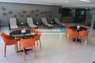 Edifício Beach Class Executive, andar alto, varanda, vista mar,  33m², 1 quarto (suíte), lazer completo, Pina.