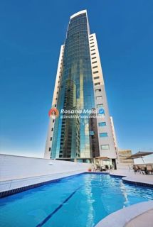Edifício Beach Class Executive, andar alto, varanda, vista mar,  33m², 1 quarto (suíte), lazer completo, Pina.
