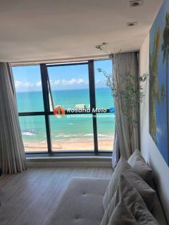 Edifício Beach Class Executive, andar alto, varanda, vista mar,  33m², 1 quarto (suíte), lazer completo, Pina.