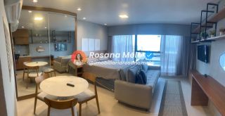 Edf Icon design living , 30m² , Mobiliado, Vista Mar