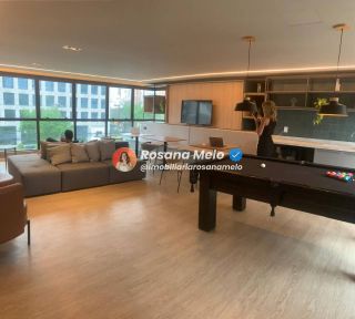 Edf Icon design living , 30m² , Mobiliado, Vista Mar