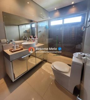 Casa, 400m², 6 quartos (2 suítes), área gourmet, piscina, churrasqueira, jacuzzi, em Chã Grande