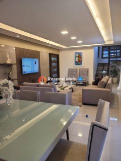 Casa, 400m², 6 quartos (2 suítes), área gourmet, piscina, churrasqueira, jacuzzi, em Chã Grande