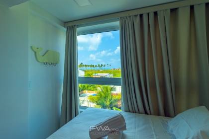 Apartamento mobiliado, próximo ao mar, com portaria 24 horas, no Cupe Garden, em Porto de Galinhas