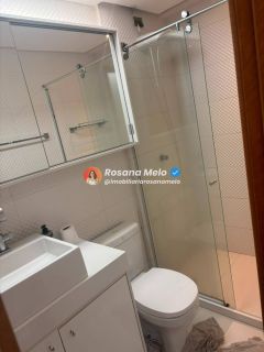 Apartamento com varanda e vista para o mar, 3 quartos (1 suíte), lazer completo, Cond. Maria Rita e Maria Anita, em Candeias