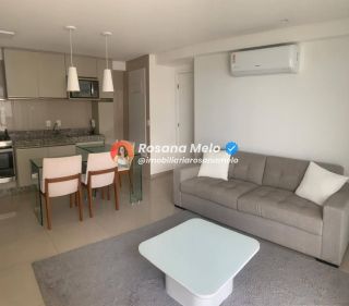 Apartamento com 54m², beira-mar, 1 suíte, 1 vaga de garagem, mobiliado, Edf. Portal Ivanir Silvestre, em Boa Viagem