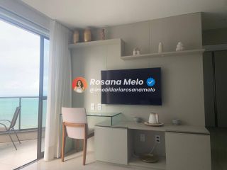 Apartamento com 54m², beira-mar, 1 suíte, 1 vaga de garagem, mobiliado, Edf. Portal Ivanir Silvestre, em Boa Viagem