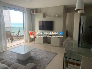 Apartamento com 54m², beira-mar, 1 suíte, 1 vaga de garagem, mobiliado, Edf. Portal Ivanir Silvestre, em Boa Viagem