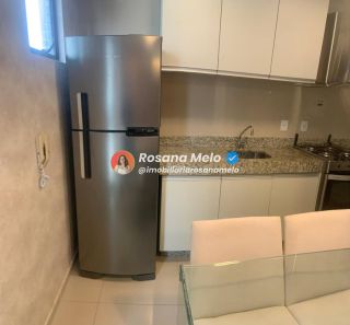 Apartamento com 49m², beira-mar, 1 suíte, 1 vaga de garagem, mobiliado, Edf. Portal Ivanir Silvestre, em Boa Viagem