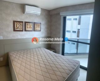 Apartamento com 49m², beira-mar, 1 suíte, 1 vaga de garagem, mobiliado, Edf. Portal Ivanir Silvestre, em Boa Viagem