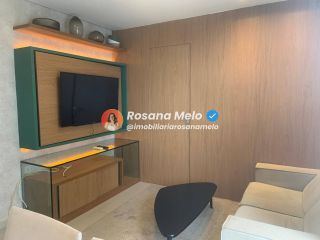 Apartamento com 49m², beira-mar, 1 suíte, 1 vaga de garagem, mobiliado, Edf. Portal Ivanir Silvestre, em Boa Viagem