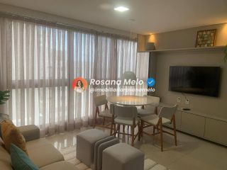 Apartamento com 54m², beira-mar, 1 suíte, 1 vaga de garagem, mobiliado, Edf. Portal Ivanir Silvestre, em Boa Viagem