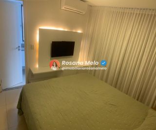 Apartamento com 48m², beira-mar, 1 suíte, 1 vaga de garagem, mobiliado, Edf. Portal Ivanir Silvestre, em Boa Viagem