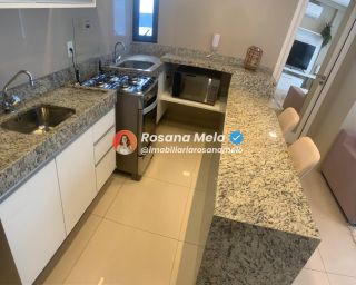 Apartamento com 48m², beira-mar, 1 suíte, 1 vaga de garagem, mobiliado, Edf. Portal Ivanir Silvestre, em Boa Viagem