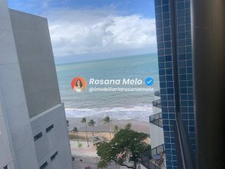Apartamento com 48m², beira-mar, 1 suíte, 1 vaga de garagem, mobiliado, Edf. Portal Ivanir Silvestre, em Boa Viagem