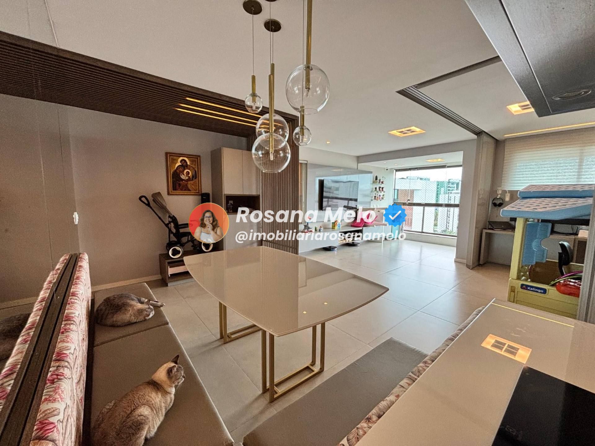 Apartamento 3 suítes, 113m², 2 vagas, Condomínio Terraço Laguna, Paiva