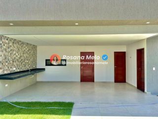 Casa com 188m², 4 suítes, piscina e terraço gourmet no Condomínio Portal de Vigo, em Gravatá