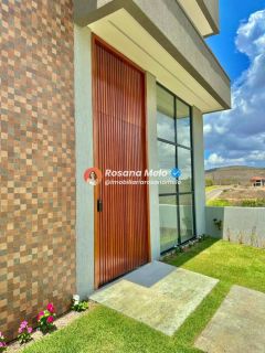 Casa com 188m², 4 suítes, piscina e terraço gourmet no Condomínio Portal de Vigo, em Gravatá
