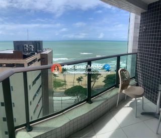Apartamento mobiliado com 1 quarto, próximo ao mar, no Edf. Parque Atlântico em Boa Viagem