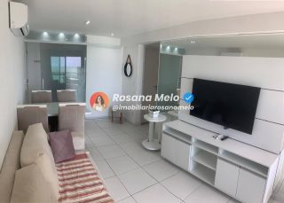 Apartamento mobiliado com 1 quarto, próximo ao mar, no Edf. Parque Atlântico em Boa Viagem