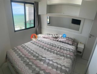 Apartamento mobiliado com 1 quarto, próximo ao mar, no Edf. Parque Atlântico em Boa Viagem