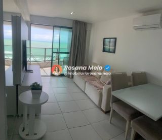 Apartamento mobiliado com 1 quarto, próximo ao mar, no Edf. Parque Atlântico em Boa Viagem