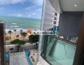 Apartamento mobiliado com 1 quarto, próximo ao mar, no Edf. Parque Atlântico em Boa Viagem