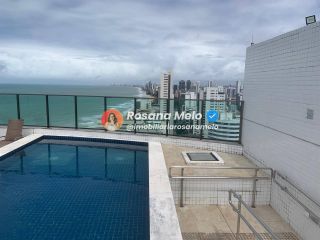 Apartamento mobiliado com 1 quarto, próximo ao mar, no Edf. Parque Atlântico em Boa Viagem