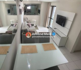Apartamento mobiliado com 1 quarto, próximo ao mar, no Edf. Parque Atlântico em Boa Viagem