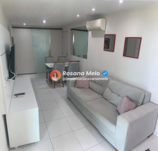 Apartamento mobiliado com 1 quarto, próximo ao mar, no Edf. Parque Atlântico em Boa Viagem