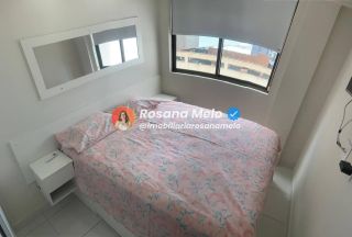 Apartamento mobiliado com 1 quarto, próximo ao mar, no Edf. Parque Atlântico em Boa Viagem