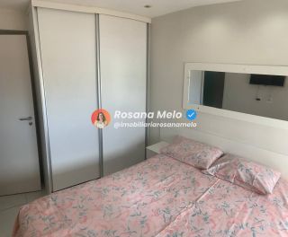 Apartamento mobiliado com 1 quarto, próximo ao mar, no Edf. Parque Atlântico em Boa Viagem