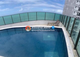 Apartamento mobiliado com 1 quarto, próximo ao mar, no Edf. Parque Atlântico em Boa Viagem