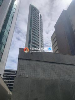 Apartamento mobiliado com 1 quarto, próximo ao mar, no Edf. Parque Atlântico em Boa Viagem