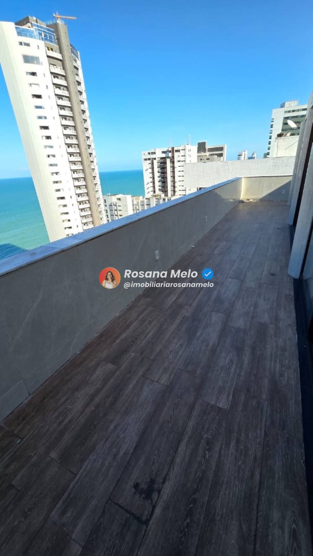 Edf Zaragoza,venda cobertura com vista mar,380m,6 quartos,reformada.