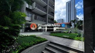 Apartamento com 219,5m², 5 quartos (3 suítes), sala para 3 ambientes, Edf. Jacumã, em Boa Viagem