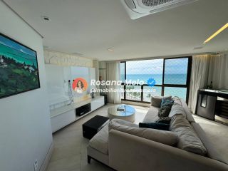 Apartamento à beira-mar para alugar com 160m², 3 suítes, mobiliado, Edf. Ivanir Silvestre, em Boa Viagem