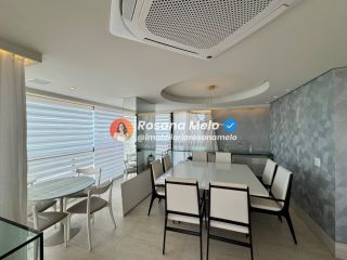 Apartamento à beira-mar para alugar com 160m², 3 suítes, mobiliado, Edf. Ivanir Silvestre, em Boa Viagem