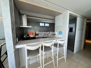 Apartamento à beira-mar para alugar com 160m², 3 suítes, mobiliado, Edf. Ivanir Silvestre, em Boa Viagem