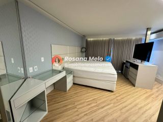 Apartamento à beira-mar para alugar com 160m², 3 suítes, mobiliado, Edf. Ivanir Silvestre, em Boa Viagem