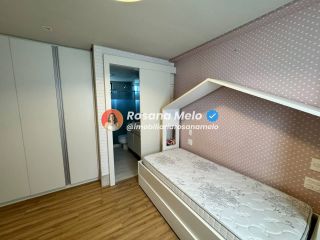 Apartamento à beira-mar para alugar com 160m², 3 suítes, mobiliado, Edf. Ivanir Silvestre, em Boa Viagem