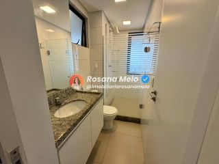 Apartamento mobiliado à beira-mar para alugar com 60m², 2 quartos (1 suíte), Edf. Ivanir Silvestre, em Boa Viagem