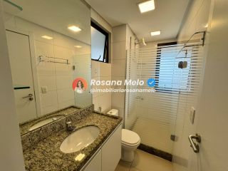 Apartamento mobiliado à beira-mar para alugar com 60m², 2 quartos (1 suíte), Edf. Ivanir Silvestre, em Boa Viagem