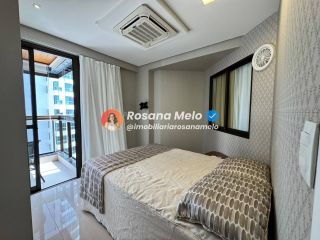 Apartamento mobiliado à beira-mar para alugar com 60m², 2 quartos (1 suíte), Edf. Ivanir Silvestre, em Boa Viagem