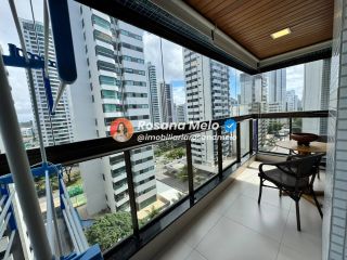 Apartamento mobiliado à beira-mar para alugar com 60m², 2 quartos (1 suíte), Edf. Ivanir Silvestre, em Boa Viagem