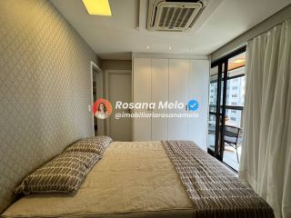Apartamento mobiliado à beira-mar para alugar com 60m², 2 quartos (1 suíte), Edf. Ivanir Silvestre, em Boa Viagem