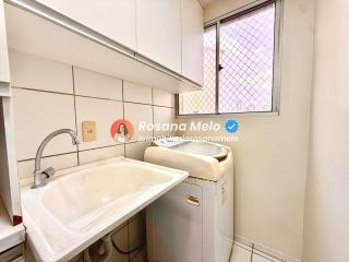 Apartamento mobiliado para alugar com 60m², 2 quartos (1 suíte), varanda, Edf. BlueVille Condomínio Clube, em Candeias