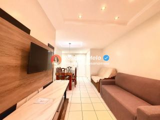 Apartamento mobiliado para alugar com 60m², 2 quartos (1 suíte), varanda, Edf. BlueVille Condomínio Clube, em Candeias