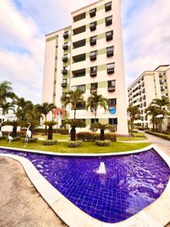 Apartamento mobiliado para alugar com 60m², 2 quartos (1 suíte), varanda, Edf. BlueVille Condomínio Clube, em Candeias